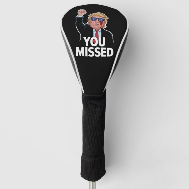 Funda Para Palo De Golf Extrañaste a Donald Trump (Anverso)