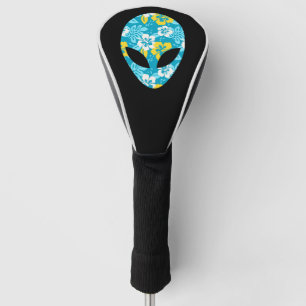Funda Para Palo De Golf Extranjero hawaiano jefe - Alien gracioso