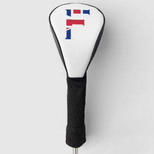 Funda Para Palo De Golf F Monograma sobrepuesto en la bandera de la Unión 