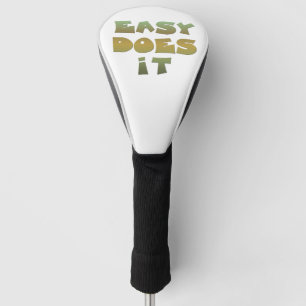 Funda Para Palo De Golf Fácil, eslogan la cubierta de la cabeza de golf de