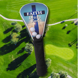 Funda Para Palo De Golf Faith Drives Far Golf Head Cover