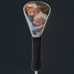 Funda Para Palo De Golf Familia de regalos de plantillas de fotos manuscri<br><div class="desc">Este diseño fue creado a través del arte digital, se puede personalizar en el área que se proporciona y eligiendo la opción personalizar adicional. Contáctame en colorflowcreations@gmail.com si quieres tener este diseño en otro producto. Compra mi pintura de acrílico abstracta original a la venta en www.etsy.com/shop/colorflowart. Ver más de mis...</div>