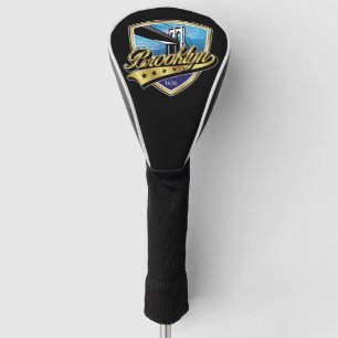 Funda Para Palo De Golf Famoso logotipo de Brooklyn con diseño de Swoosh
