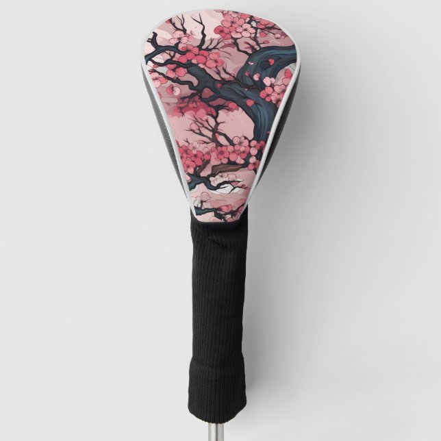 Funda Para Palo De Golf Fantasía Cherry Blossom Dreamscape (Anverso)