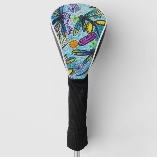 Funda Para Palo De Golf Fantasía de libélula (Anverso)