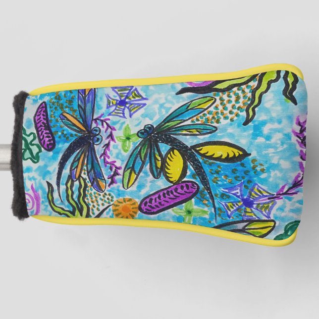 Funda Para Palo De Golf Fantasía de libélula (Anverso)