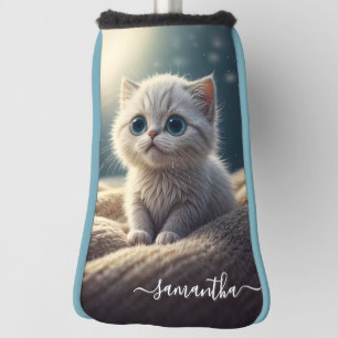 Funda Para Palo De Golf Fantasía Gatito Bebé Lindo Amante de Gatos Persona
