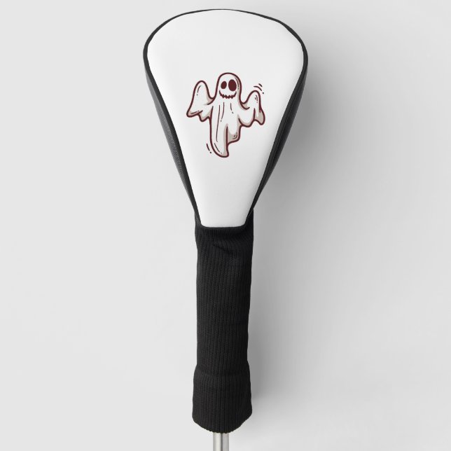 Funda Para Palo De Golf Fantasma de Halloween (Anverso)