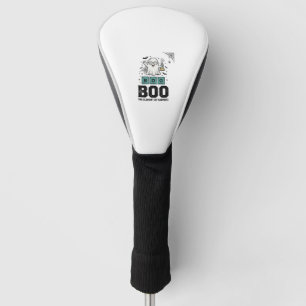 Funda Para Palo De Golf Fantasma de Halloween Ciencia Divertida Vintage_1