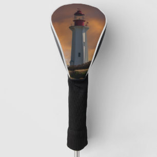 Funda Para Palo De Golf Faro Point Atkinson al atardecer