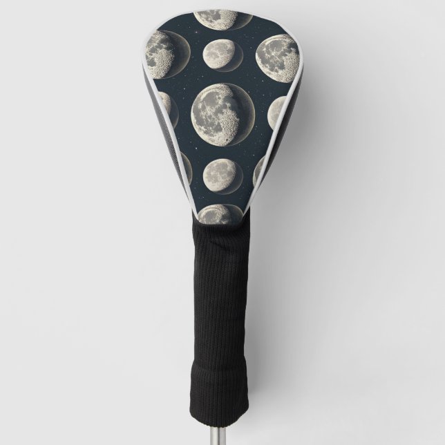 Funda Para Palo De Golf Fase Lunar Celestial (2) (Anverso)