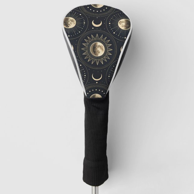 Funda Para Palo De Golf Fase Lunar Celestial (4) (Anverso)