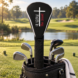 Funda Para Palo De Golf Fe en la Cruz Cristiana de Sangre