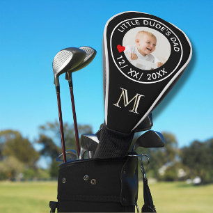 Funda Para Palo De Golf FECHA DE Monograma De Fotos DAD DE LITTLE DUDE