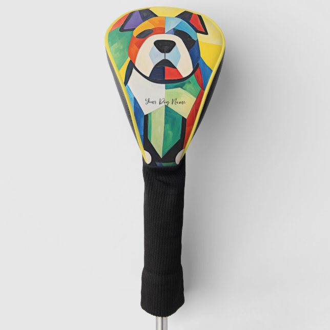 Funda Para Palo De Golf Feliz Bulldog 02 - Kaori (Anverso)