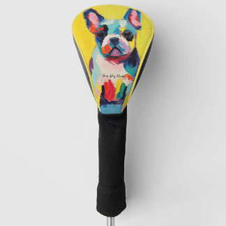 Funda Para Palo De Golf Feliz Bulldog francés 03 - Kaori