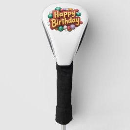 Funda Para Palo De Golf feliz cumpleaños