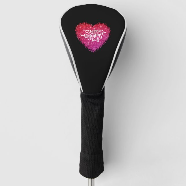 Funda Para Palo De Golf Feliz Día de San Valentín (Anverso)