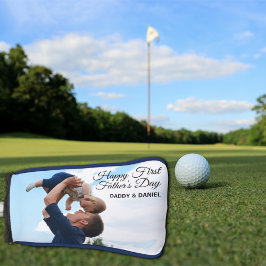 Funda Para Palo De Golf Feliz Día del Primer Padre foto y texto Personaliz