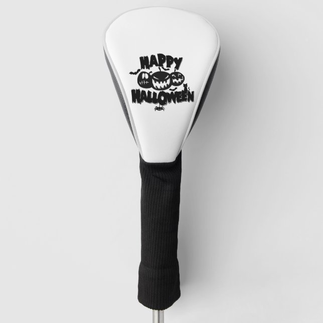 Funda Para Palo De Golf Feliz Halloween (Anverso)