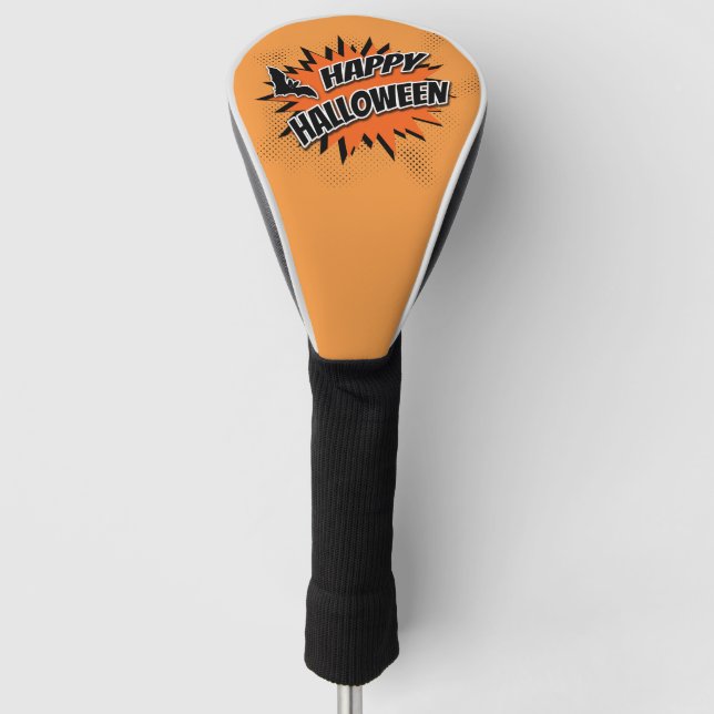 Funda Para Palo De Golf Feliz Halloween (Anverso)