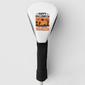 Funda Para Palo De Golf Feliz Halloween Nieto Camiseta Vintage Espeluznant