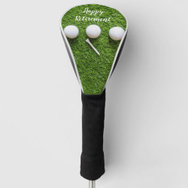 Funda Para Palo De Golf Feliz Jubilación al golfista con bola de golf en v