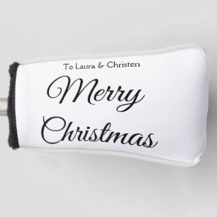 Funda Para Palo De Golf Feliz Navidad añadir nombre texto regalo personali