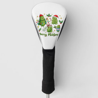 Funda Para Palo De Golf Feliz Picklemas Personajes de Pepino de Navidad 