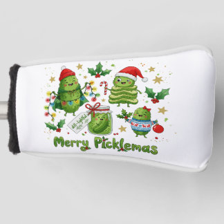 Funda Para Palo De Golf Feliz Picklemas Personajes de Pepino de Navidad 