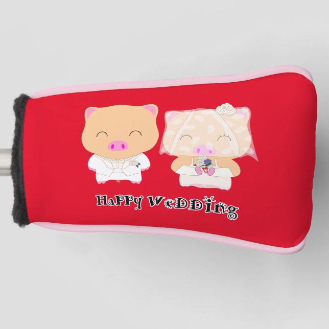 Funda Para Palo De Golf FelizBoda (Anverso)