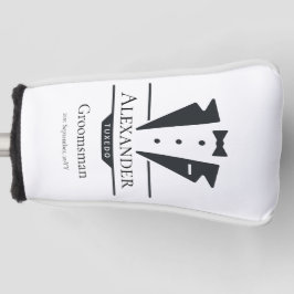 Funda Para Palo De Golf Fiesta de bodas Tuxedo Regalos Groomsman