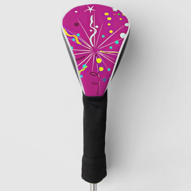 Funda Para Palo De Golf Fiesta del fiesta, rosado (Anverso)