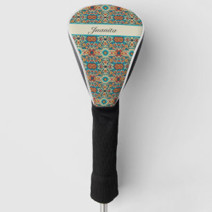 Funda Para Palo De Golf Fiesta florece, personalizable