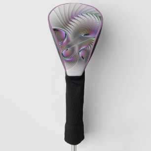 Funda Para Palo De Golf Figura moderna abstracta tímida de fantasía Arte f