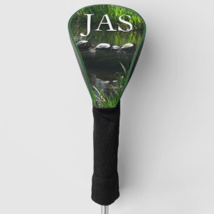 Funda Para Palo De Golf Fila de la naturaleza verde de las tortugas