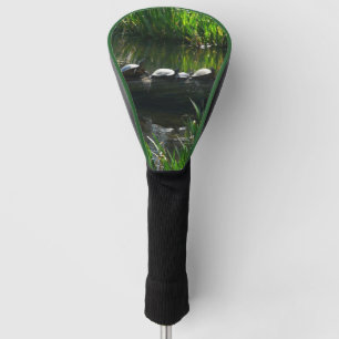 Funda Para Palo De Golf Fila de la naturaleza verde de las tortugas