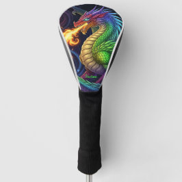 Funda Para Palo De Golf Fire Breathing Dragon Personalized