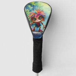 Funda Para Palo De Golf Fizzwiggle el duende travieso del arcoíris.