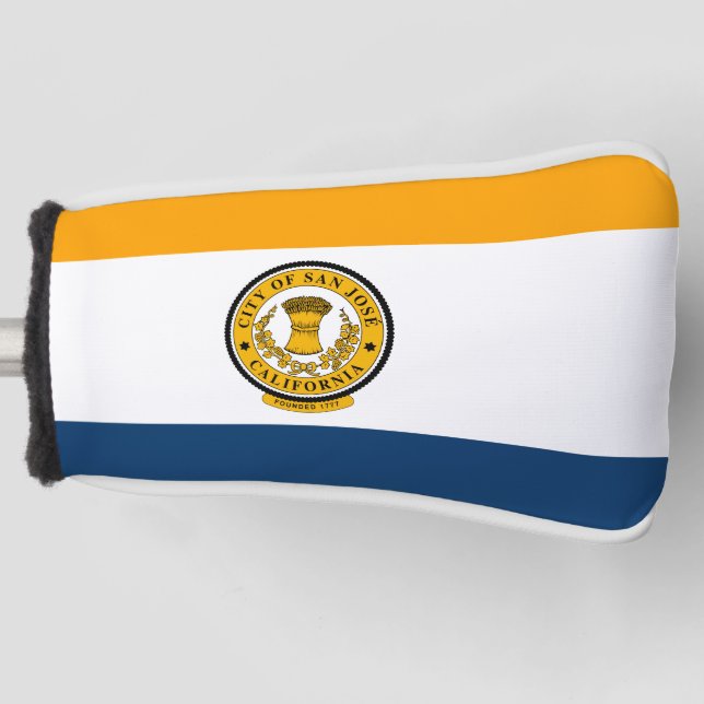 Funda Para Palo De Golf Flag of San Jose, California (Anverso)