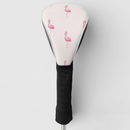 Funda Para Palo De Golf Flamingo manchado rosado