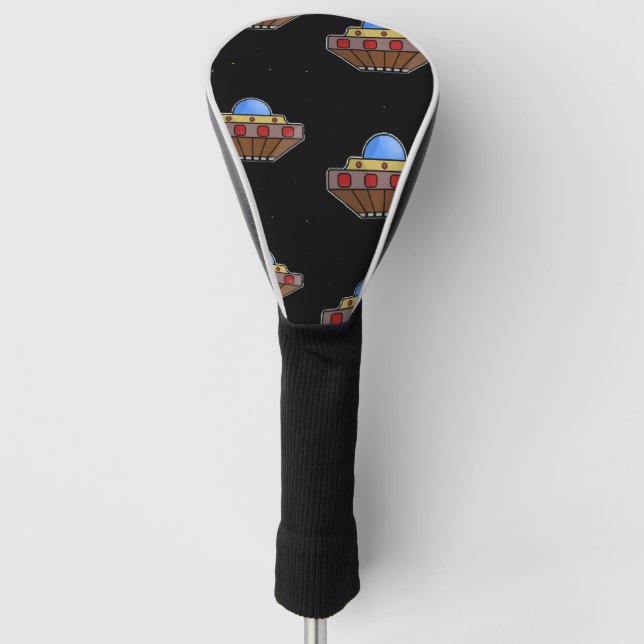Funda Para Palo De Golf Flaufo en negro espacial (Anverso)