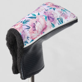 Funda Para Palo De Golf Flor acuarela