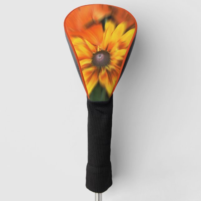 Funda Para Palo De Golf Flor amarilla mística (Anverso)
