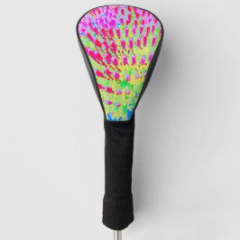 Funda Para Palo De Golf Flor de Cono Abstracto Arcoíris Multicolor