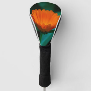 Funda Para Palo De Golf Flor de margarita naranja