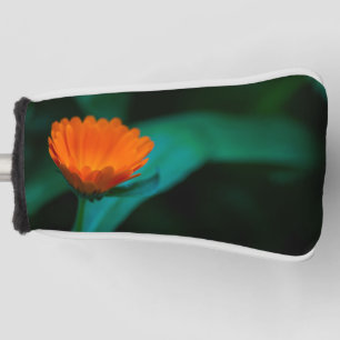 Funda Para Palo De Golf flor de margarita naranja