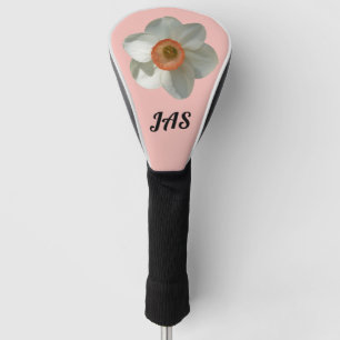 Funda Para Palo De Golf Flor de primavera rosada de Daffodil
