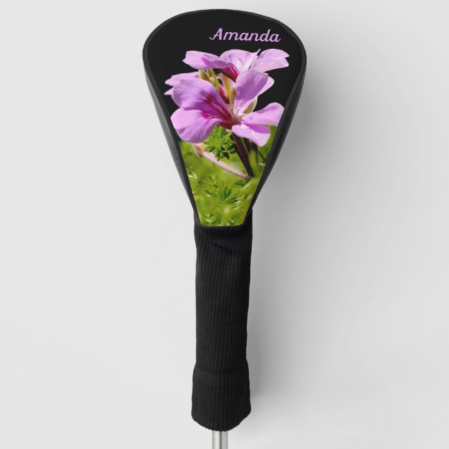 Funda Para Palo De Golf Flor personalizada (Anverso)