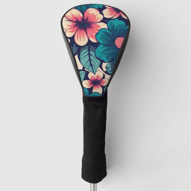 Funda Para Palo De Golf Flor tropical (Anverso)